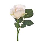Kunstbloem roos/roze Alice zalm wit 30 cm - Kunst rozen, Verzenden
