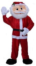 Kostuum kerstman pluche big, Ophalen of Verzenden, Nieuw