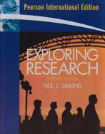 Exploring Research 9780135025536 Neil Salkind, Boeken, Verzenden, Gelezen, Neil Salkind