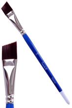 Blauwe Schmink Penseel Angle Nr.5/8, Hobby en Vrije tijd, Verzenden, Nieuw