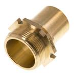 G 1 1/2 Buitendraad x 38mm Messing Slangpilaar met, Verzenden, Nieuw