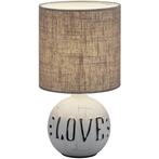 LED Tafellamp - Trion Ernami Love - E14 Fitting - Rond - Mat, Ophalen of Verzenden, Nieuw