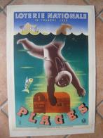 Dérouet - Lesacq - Plages  loterie nationale 1939 - Jaren, Antiek en Kunst, Kunst | Tekeningen en Foto's