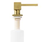 REA Inbouw zeepdispenser - rechthoekig - geborsteld goud..., Ophalen of Verzenden, Nieuw