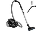Philips -  3000 Series  Stofzuiger Met Zak Zwart, Stofzak, Verzenden, Stofzuiger, Nieuw