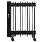 Elektrische verwarming - 2500 Watt - Zwart - Wifi &amp; App, 30 tot 80 cm, Radiator, Nieuw, Minder dan 60 cm