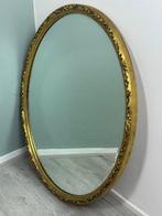 Spiegel- Elegante Gouden Houten Ovale Vintage Spiegel met