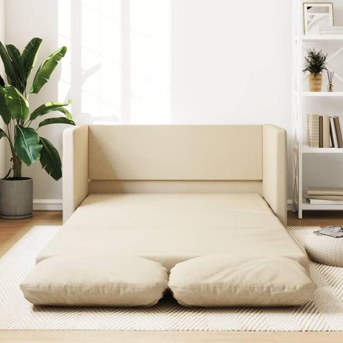 vidaXL Slaapbank vloermodel 2-in-1 112x174x55 cm stof, Huis en Inrichting, Banken | Bankstellen, Nieuw, Minder dan 150 cm, Stof