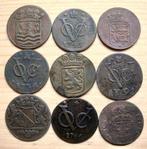 Nederlands-Indië. Koloniaal. VOC Duiten 1736-1790 (9, Postzegels en Munten, Munten | Nederland