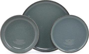 2dekans | Asir - Dinerset (18-delig) - Blauw - 27 x 27 x 2,5 beschikbaar voor biedingen