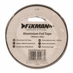 Fixman Aluminium Tape - Isolatietape - 100 mm x 50 meter, Nieuw, Ophalen of Verzenden