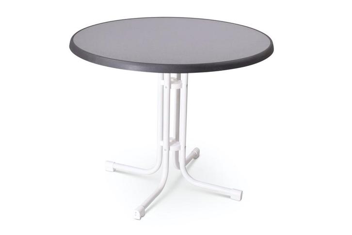 Terrastafel Hawaii | Blad 85cm, Tuin en Terras, Tuintafels, Nieuw, Kunststof, Rond, Ophalen of Verzenden