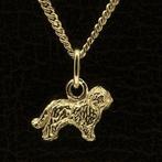 Gouden Bobtail met staart ketting hanger - klein, Verzenden, Nieuw