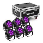 BeamZ Pro WBP612IP Accu Spot set van 6x WBP612IP in FCBP6, Verzenden, Nieuw