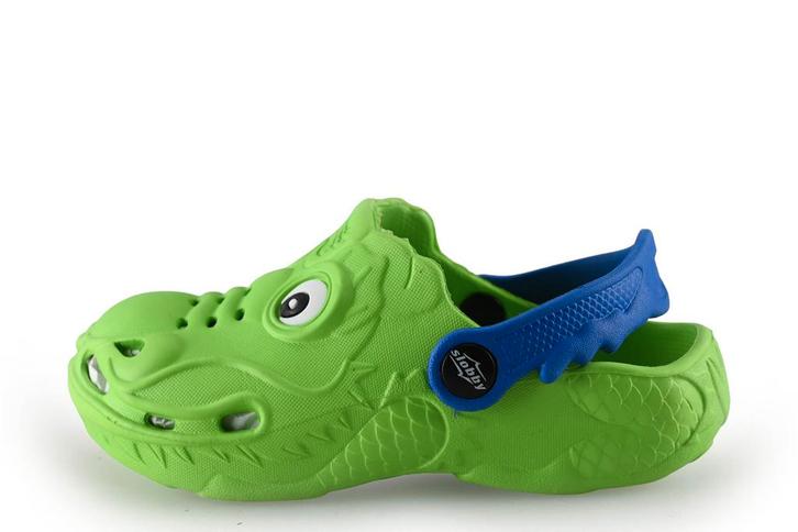Crocs slippers in maat 28 Groen | 10% korting, Kinderen en Baby's, Kinderkleding | Schoenen en Sokken, Jongen of Meisje, Zo goed als nieuw