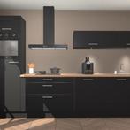 Zwarte keuken Rotterdam 21538, Huis en Inrichting, Keuken | Complete keukens, Verzenden, Nieuw