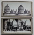 Enrico Van Lint - Pisa 2 antiche fotografie stereoscopiche, Antiek en Kunst, Kunst | Tekeningen en Foto's