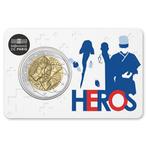 Frankrijk 2 Euro Medisch Onderzoek 2020 Coincard Helden, Postzegels en Munten, Munten | Europa | Euromunten, Verzenden