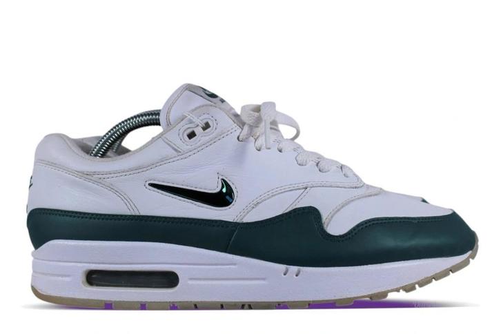 SALE! Nike Air Max 1 Jewel Atomic Teal Leather • 42.5, Kleding | Heren, Schoenen, Sneakers of Gympen, Ophalen of Verzenden
