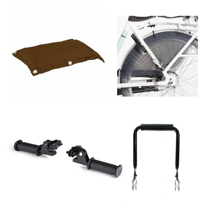 Niet verkeerd Fat zitje bruin compleet pakket, Fietsen en Brommers, Fietsaccessoires | Fietsstoeltjes, Nieuw, Verzenden