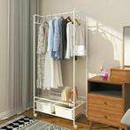 2-laags Metalen Kledingrek op Wielen met Planken en Haken, Kleding | Dames, Kledingrekken, Verzenden, Nieuw