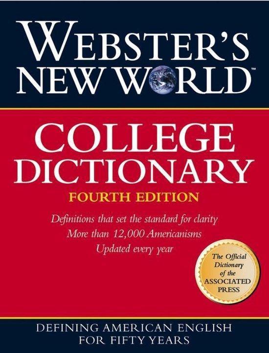 Websters New WorldTM College Dictionary 9780028631189, Boeken, Taal | Engels, Gelezen, Verzenden