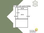 Leren elementenbank Flow - cl 80 arm links, Huis en Inrichting, Nieuw, Leer, Ophalen of Verzenden, Rechte bank