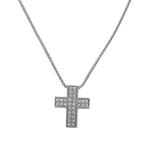 Salvini - Ketting met hanger - 18 karaat Witgoud - 0.33ct.
