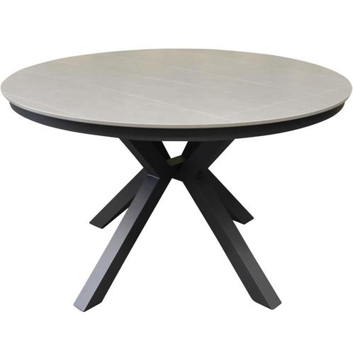 Samantha dining tuintafel 120xH75 cm rond antraciet, Tuin en Terras, Tuintafels, Nieuw, Ophalen of Verzenden