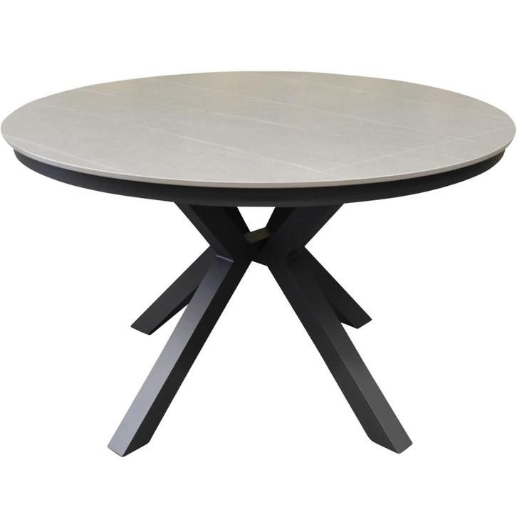 Samantha dining tuintafel 120xH75 cm rond antraciet, Tuin en Terras, Tuintafels, Nieuw, Ophalen of Verzenden