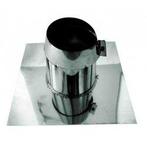 Rookkanaal RVS, 0°-5° dakdoorvoer/dakplaat plat,  Ø160, Huis en Inrichting, Kachels, Ophalen of Verzenden, Nieuw