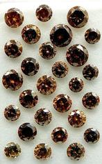 27 pcs Diamant (Natuurlijk gekleurd) - 1.60 ct - Rond -, Nieuw