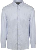 Scotch and Soda Linnen Overhemd Lichtblauw maat M Heren, Verzenden, Nieuw, Scotch and Soda