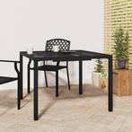 vidaXL Tuintafel 100x100x72 cm staal antracietkleurig, Tuin en Terras, Verzenden, Nieuw, Metaal