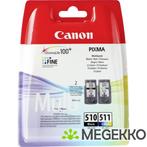 Canon PG-510 Zwart / CL-511 kleur Multi Pack, Computers en Software, Printerbenodigdheden, Nieuw, Canon, Verzenden