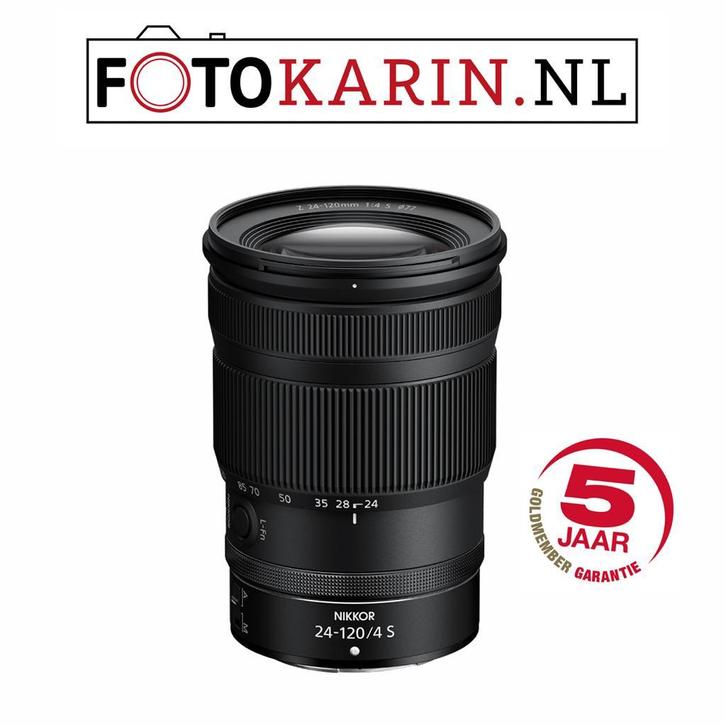 NIKON Z 24-120mm | f/4 S | op voorraad | Foto Karin Kollum, Audio, Tv en Foto, Fotografie | Lenzen en Objectieven, Nieuw, Zoom