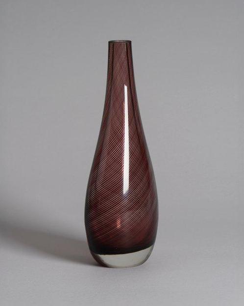Venini - Paolo Venini - Vaas - 4331 - Muranoglas -, Antiek en Kunst, Antiek | Glas en Kristal