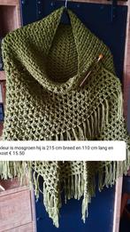 omslagdoeken/sjaals warme grote zelf gehaakt 12.50 p stuk, Ophalen of Verzenden, Nieuw, Haken, Naald