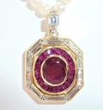 Hanger - 18 karaat Geel goud - 3.80ct. tw. Diamant