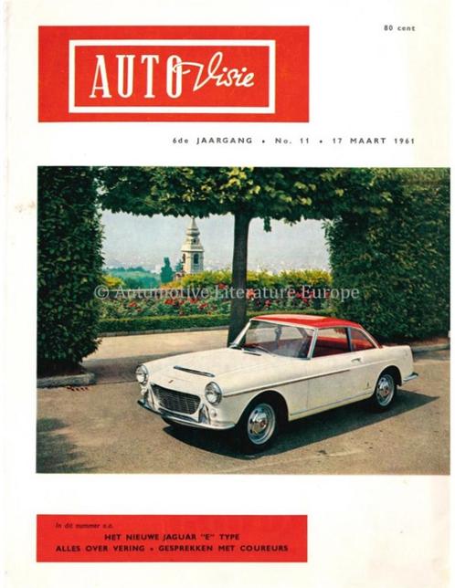 1961 AUTOVISIE MAGAZINE 11 NEDERLANDS, Boeken, Auto's | Folders en Tijdschriften
