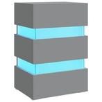 LED Nachtkastje Grijs 45cm - Retourdeal - Stijlvol & Voor..., Nieuw, 45 tot 65 cm, Hout, 55 tot 70 cm