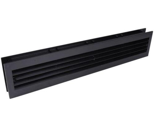 Starx badkamerrooster 2-delig 455 x 90 mm zwart, Doe-het-zelf en Verbouw, Hang- en Sluitwerk, Nieuw, Ophalen of Verzenden