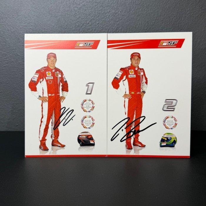 Ferrari - Formula 1 - Kimi Raikkonen - Felipe Massa - 2008 -, Verzamelen, Automerken, Motoren en Formule 1