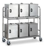 Trolley Pleiadi C voor 6 thermoboxen | RVS, Verzenden, Nieuw in verpakking