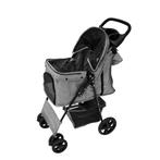 Opvouwbare Hondenbuggy met Organizer Tas en Regenhoes -, Verzenden, Nieuw