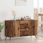 vidaXL Dressoir met lade Oud Hout 100 x 36 x 60 cm Bewerkt, Verzenden, Nieuw, Overige houtsoorten, Minder dan 50 cm