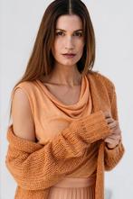 -50% Maicazz  Maicazz Vest keiba coral gold  maat XL, Kleding | Dames, Verzenden, Nieuw, Oranje
