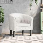 vidaXL Kuipstoel kunstleer wit, Huis en Inrichting, Fauteuils, Verzenden, Nieuw