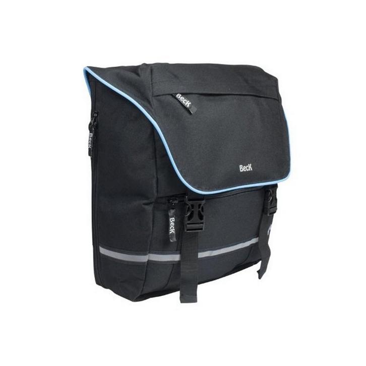 Beck Enkele Sportieve Fietstas SPRTV Shopper Zwart/Blauw, Fietsen en Brommers, Fietsaccessoires | Fietstassen, Nieuw, Verzenden