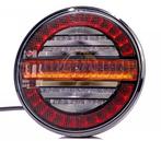 LED Achterlicht Rond 140mm 12-24v Dynamisch knipl., Auto-onderdelen, Ophalen of Verzenden, Nieuw